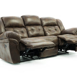 Haygen Espresso Reclining Sofa