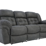 Haygen Charcoal Reclining Sofa