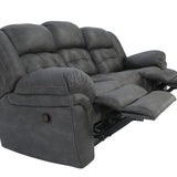 Haygen Charcoal Reclining Sofa