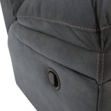 Haygen Charcoal Reclining Sofa
